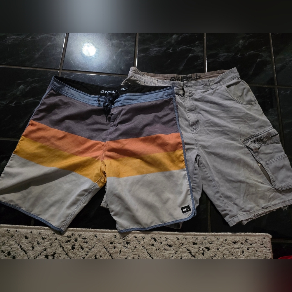 Mens oneill Grey shorts size 40